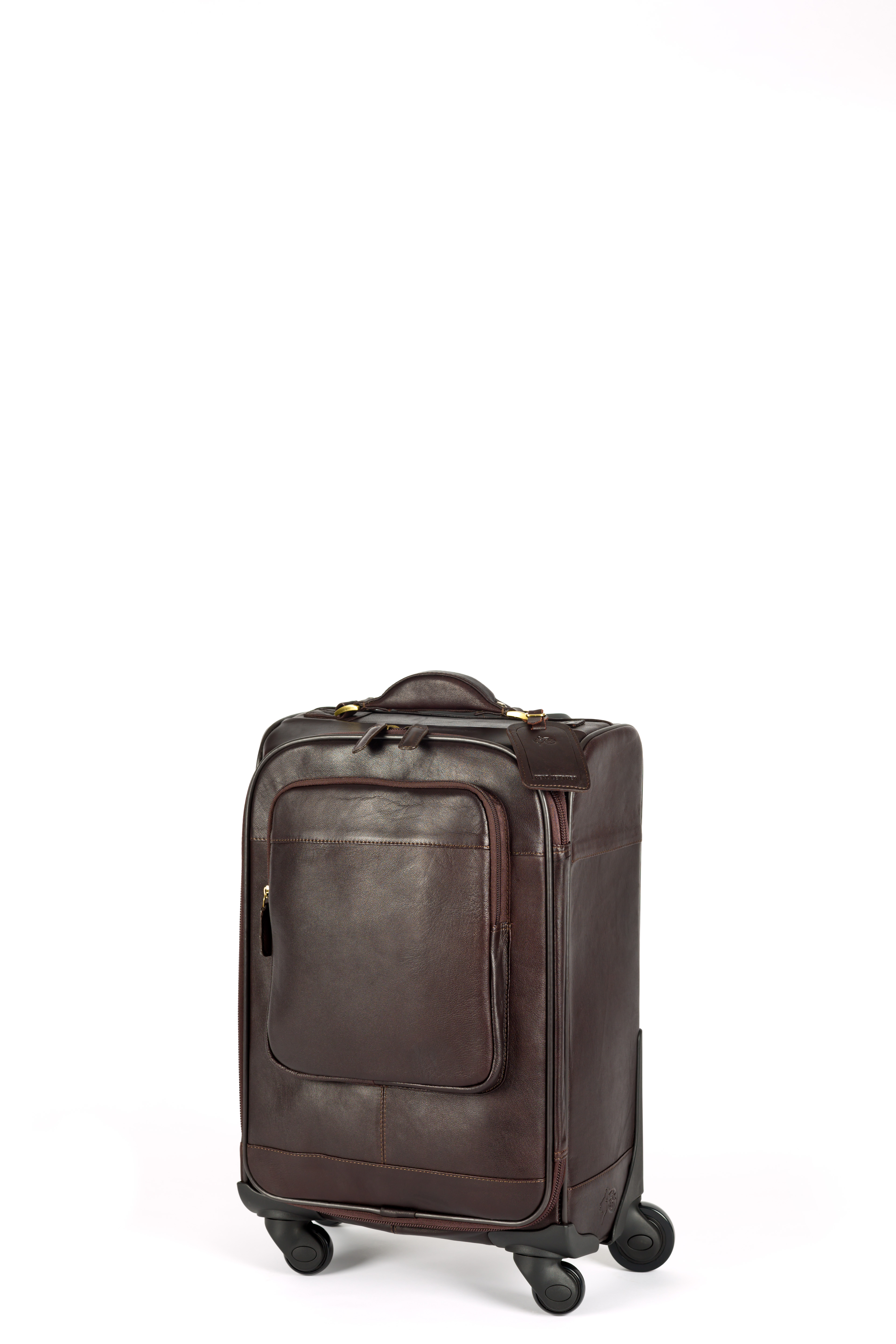 Leather Trolley Suitcase | The Leather and Sheepskin Company